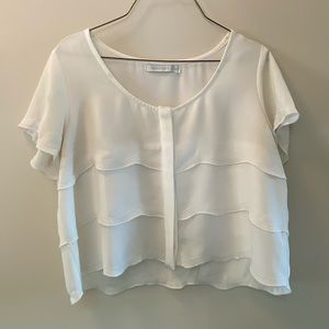 MINKPINK Crop Blouse